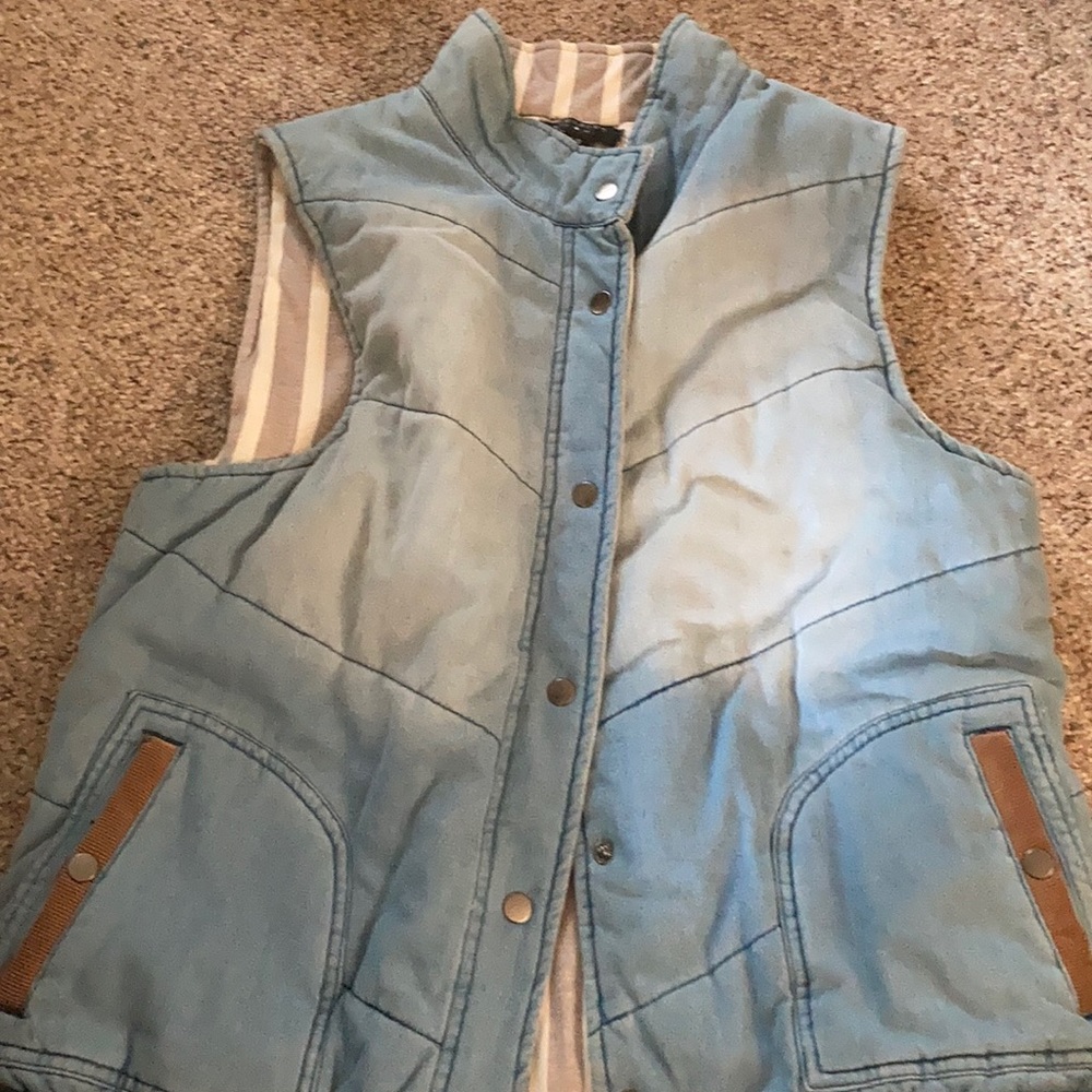 Blue vest from Urban Outfitters